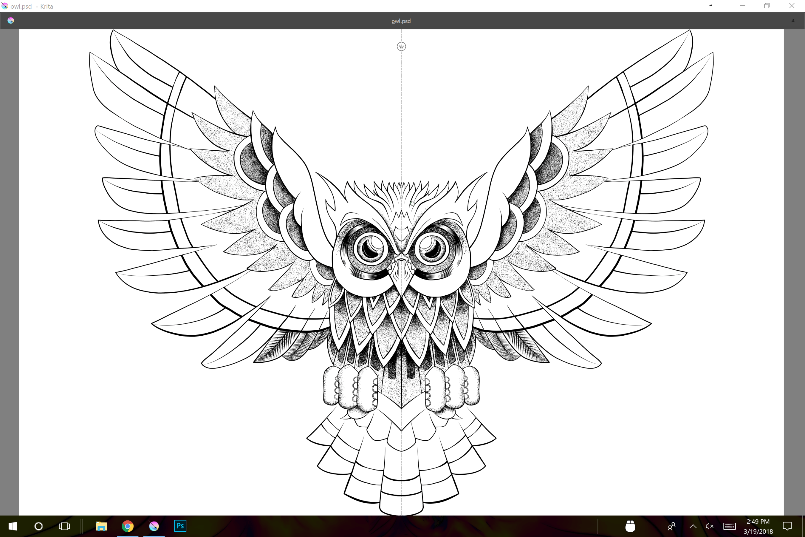 Owl - Work In Progress - DOOODLEGOD