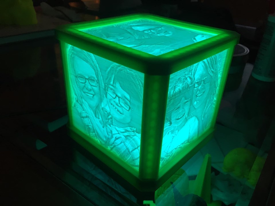 Lithophane Nightlight Cube