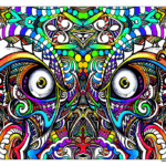 DOOODLEGOD Eyes Augmented Reality Animation Art Print - Image 2