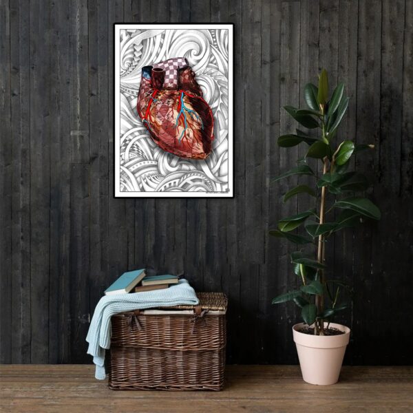 DOOODLEGOD 'Hearts Are for Games' Augmented Reality Animation Art Print