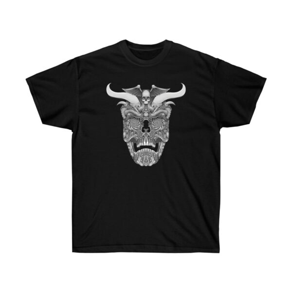 Trippy Horned Skull Unisex Ultra Cotton Tee