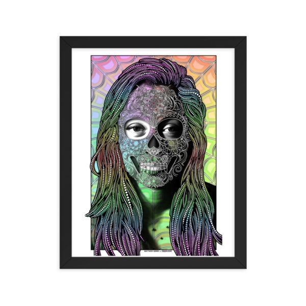 Clarice Sugar Skull Framed poster - Image 2