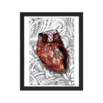 Hearts Are For Games Framed poster