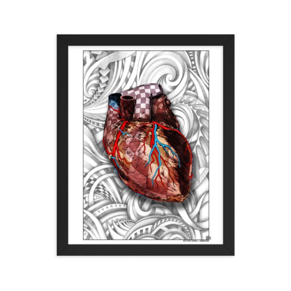 Hearts Are For Games Framed poster