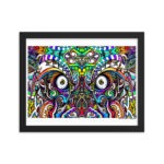 DOOODLEGOD Eyes Framed poster