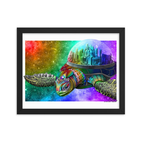 Terrapin Space Station Framed poster