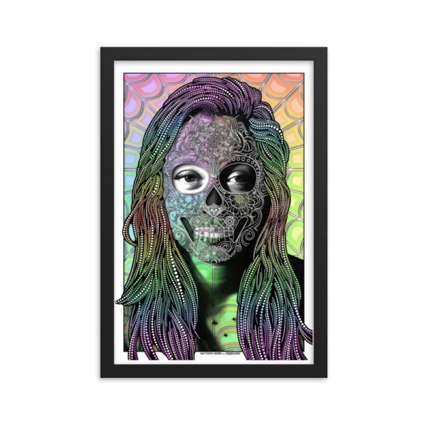 Clarice Sugar Skull Framed poster