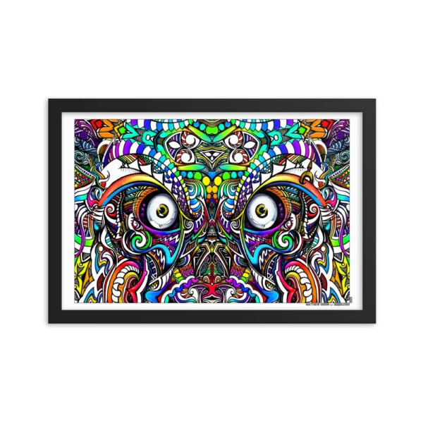 DOOODLEGOD Eyes Framed poster - Image 2