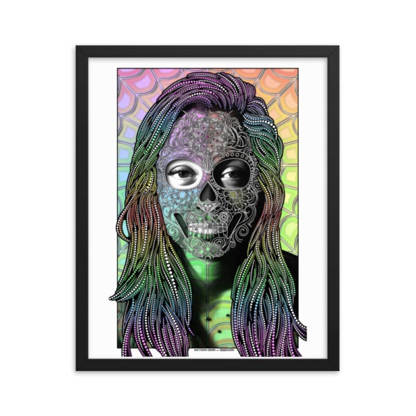 Clarice Sugar Skull Framed poster - Image 3